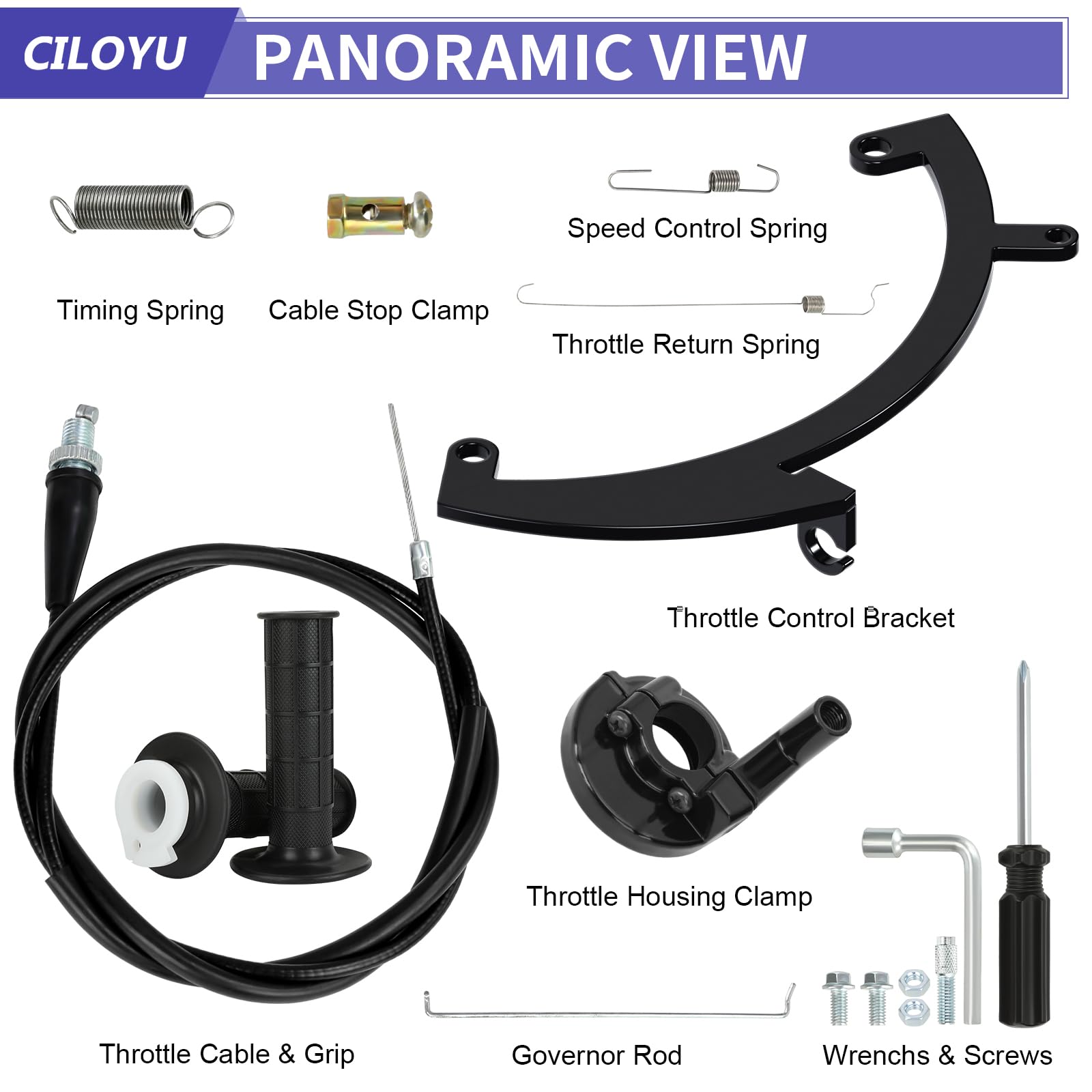 CILOYU mini bike assembly package ready for installation.