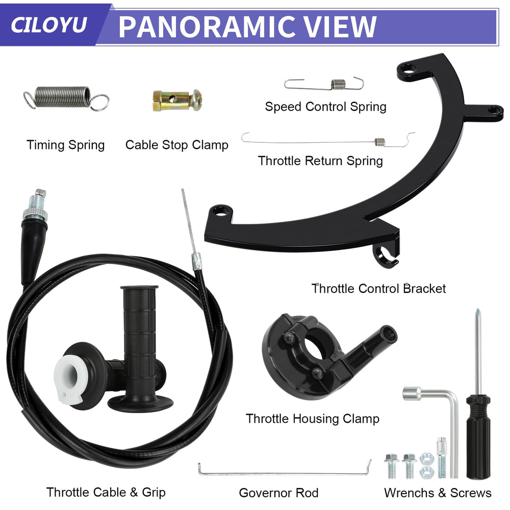 CILOYU mini bike assembly package ready for installation.