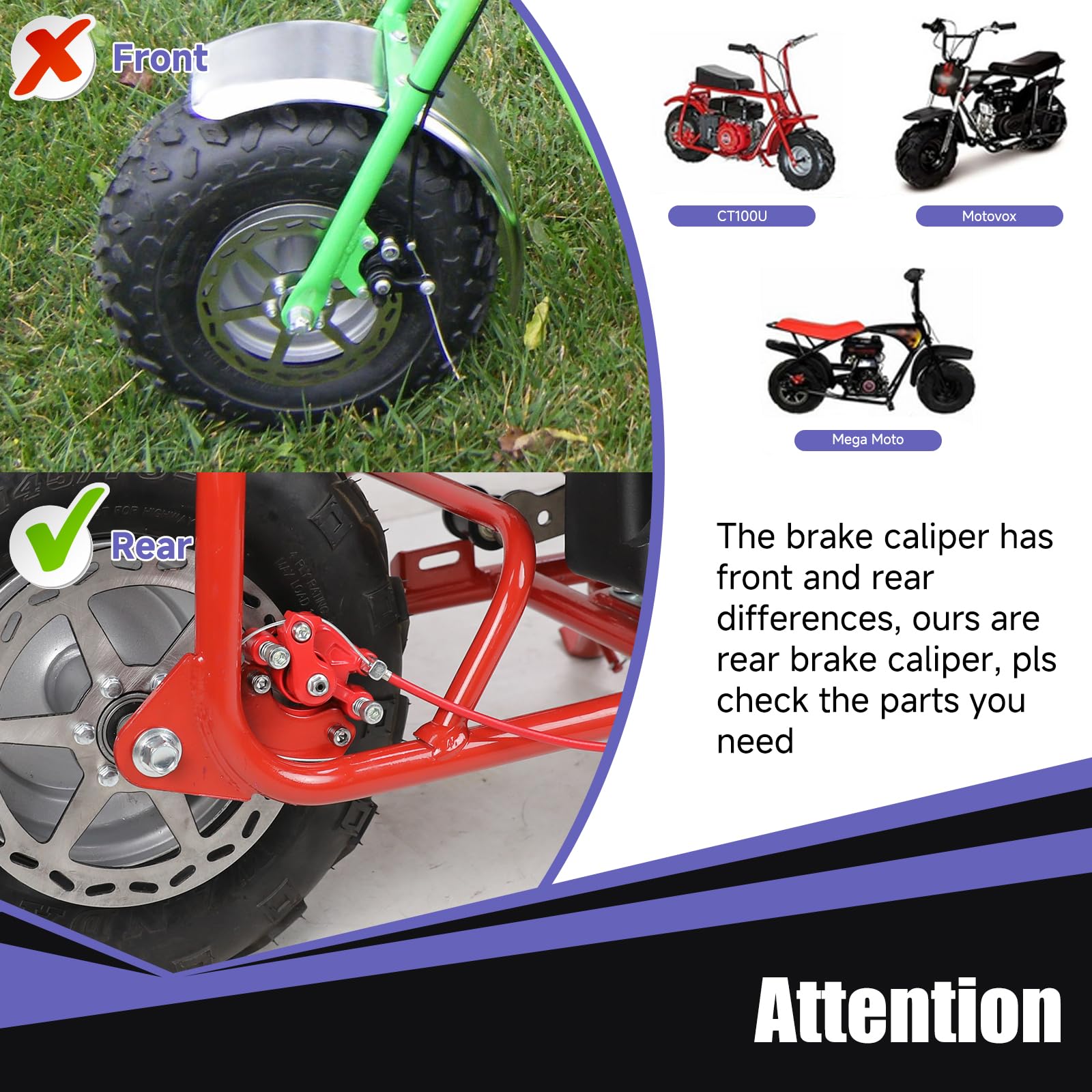 CILOYU 61-inch brake cable shown for smooth, reliable stopping