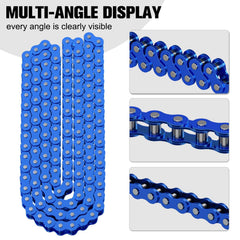 CILOYU mini-bike chain assembly process showing easy setup