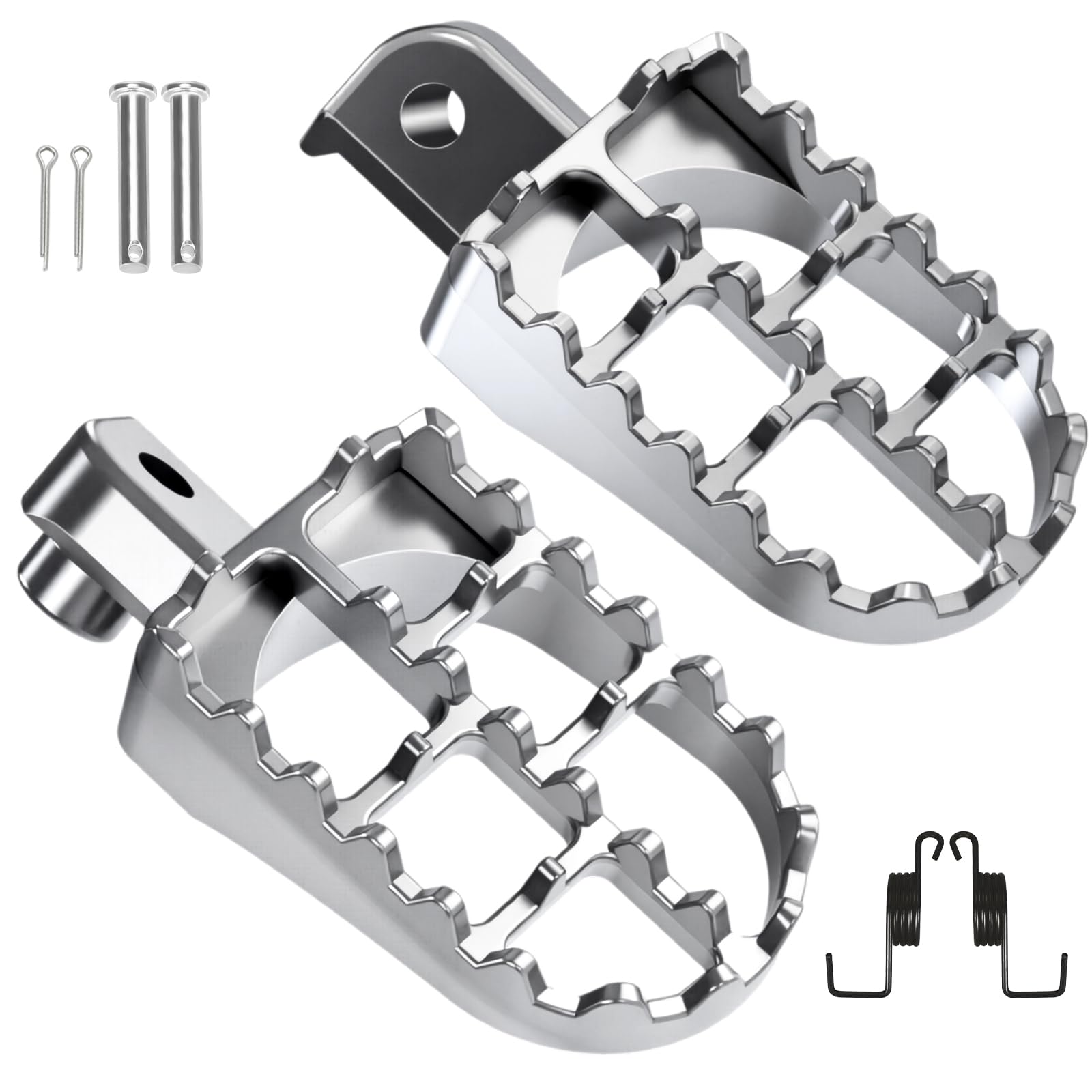 CILOYU mini bike foot pegs left, CT200U series, improving stability and control