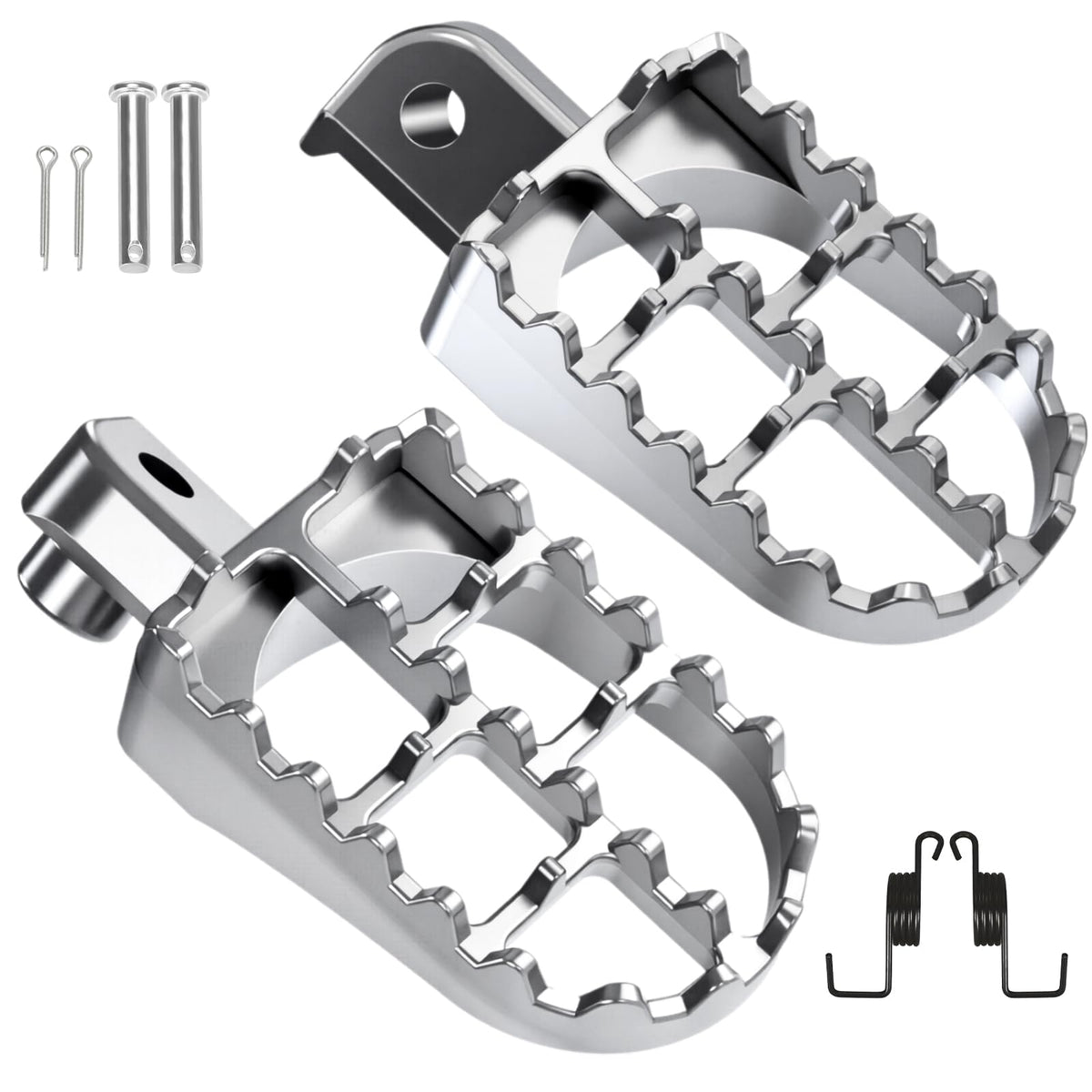 CILOYU mini bike foot pegs left, CT200U series, improving stability and control