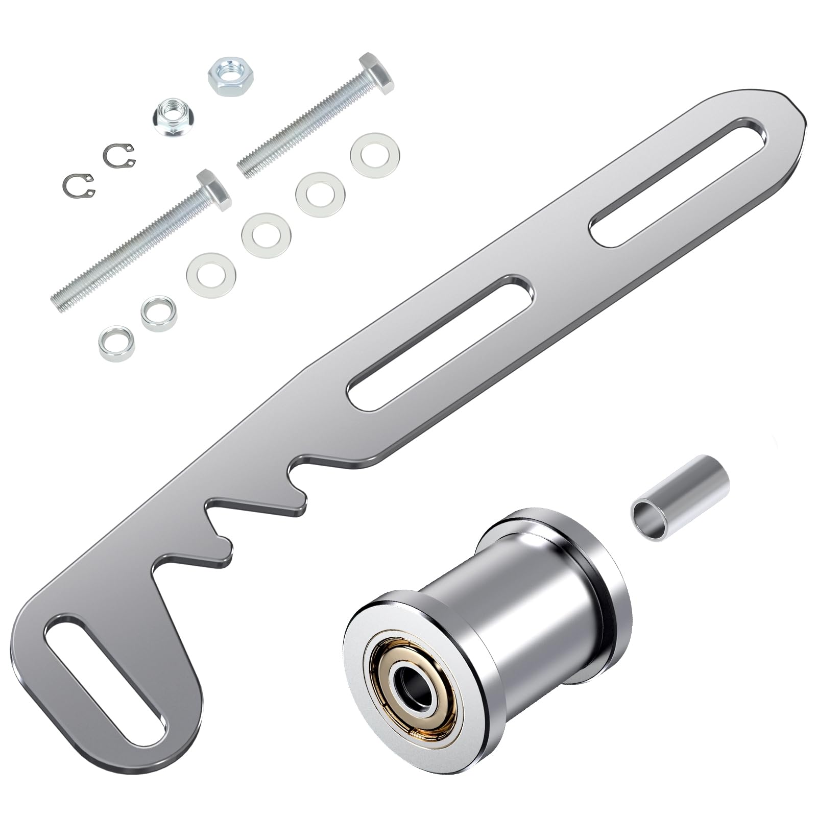ciloyu mini bike tensioner bracket with roller for precise chain tension