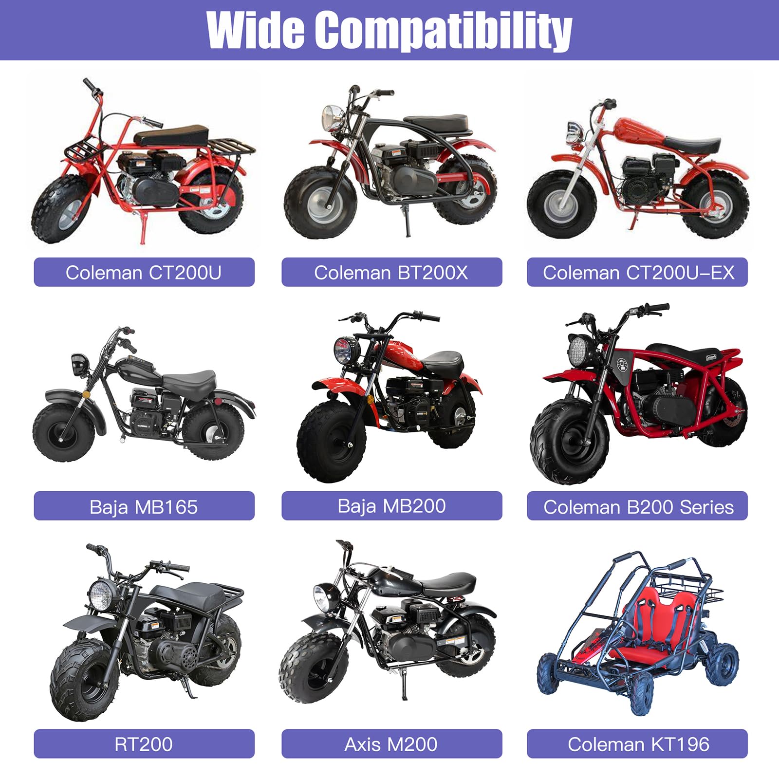 CILOYU note on mounting hole distance 8.0 cm for compatibility check.