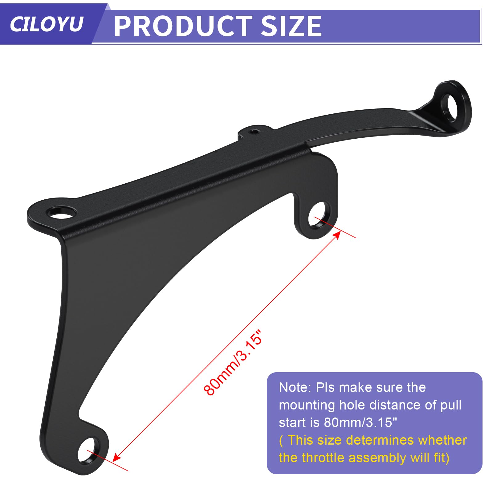 CILOYU nuts and screws set for secure mounting.