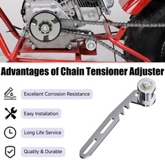 ciloyu predator 79cc tensioner mount with roller improves chain stability on compatible engines