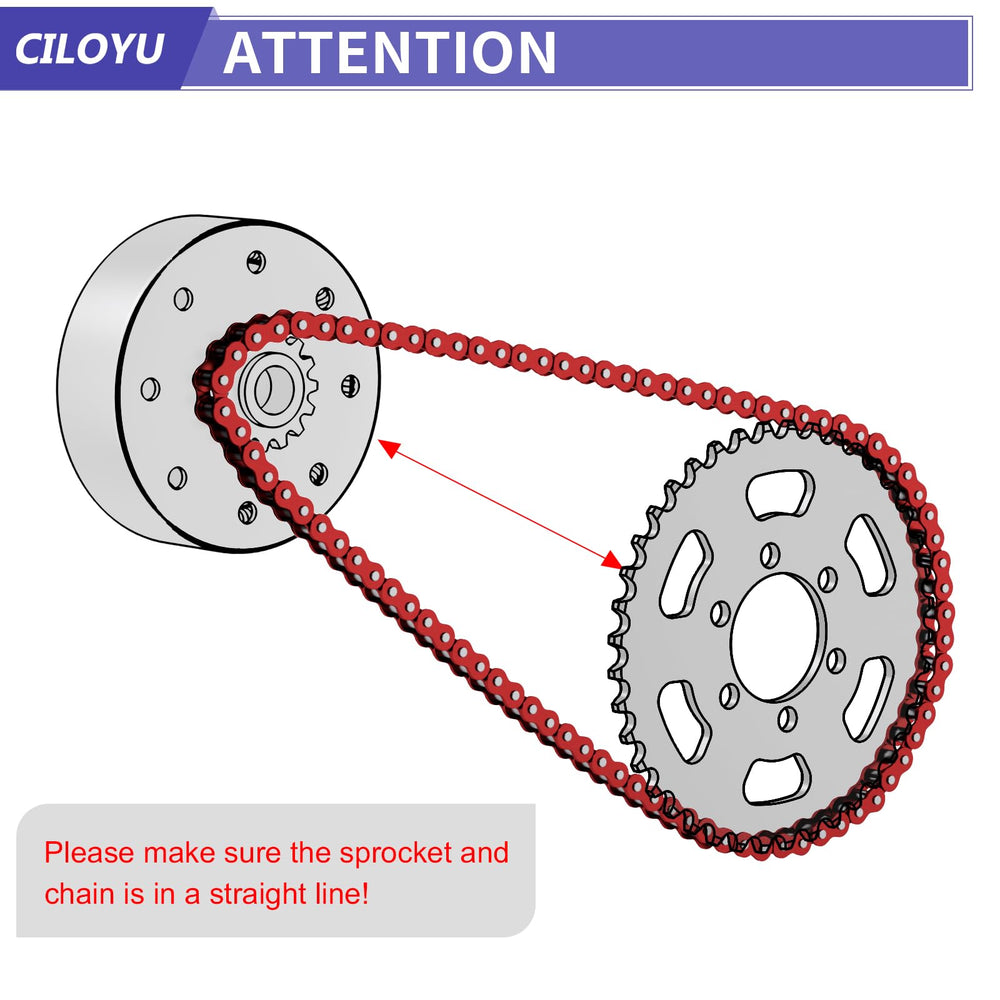 CILOYU premium alloy steel chain close-up highlighting wear resistance.
