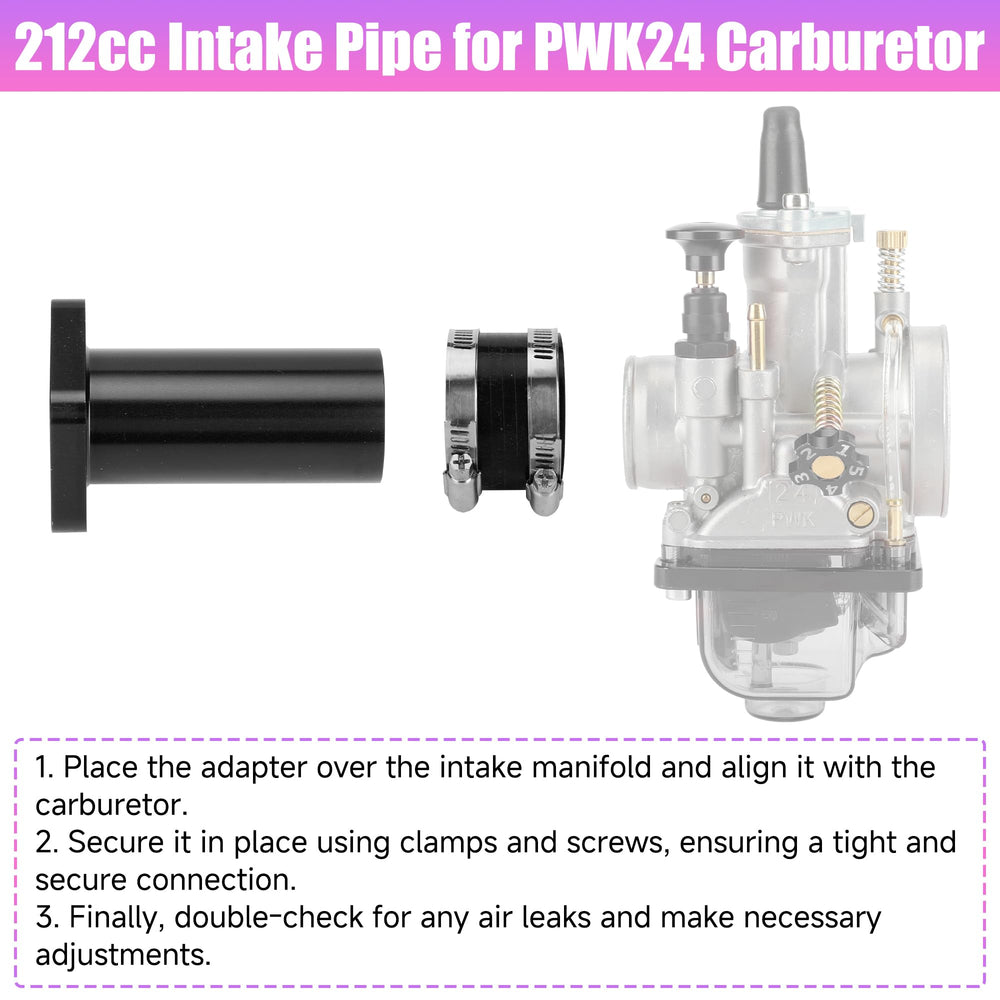 CILOYU PWK 24mm-28mm carb inlet adapter enables smoother carb upgrades