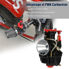 CILOYU PWK carburetor with black anodized finish for durability and look