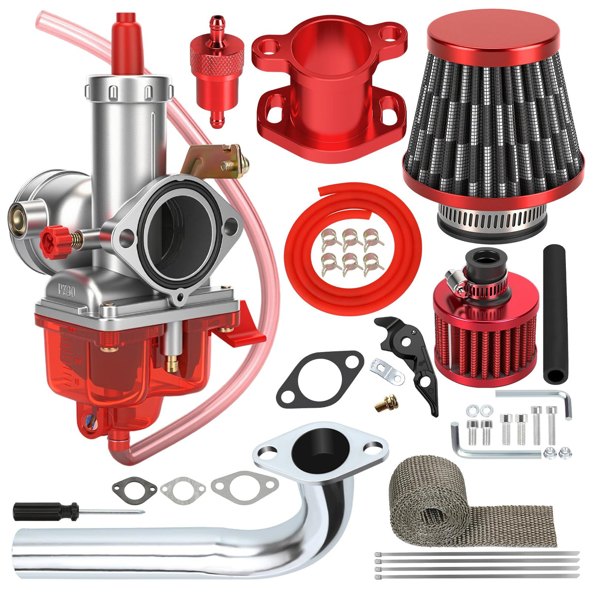 CILOYU PZ30 carburetor assembly for Predator engines improves throttle response.