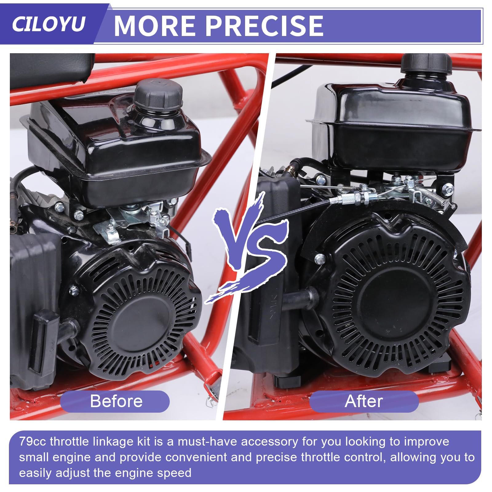 CILOYU throttle bracket installation steps guide for easy fitment