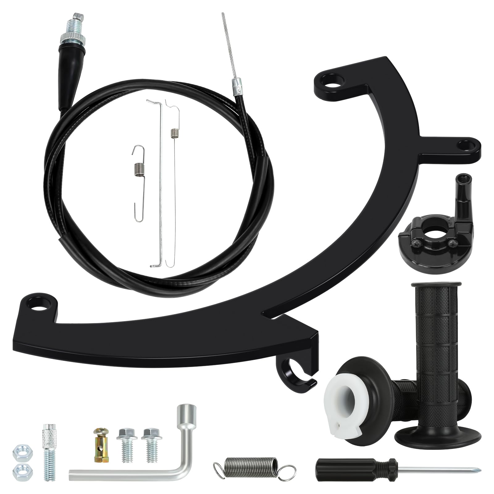 CILOYU throttle bracket mounted for precise mini bike control.