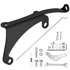 CILOYU throttle linkage bracket assembly on engine for precise control.
