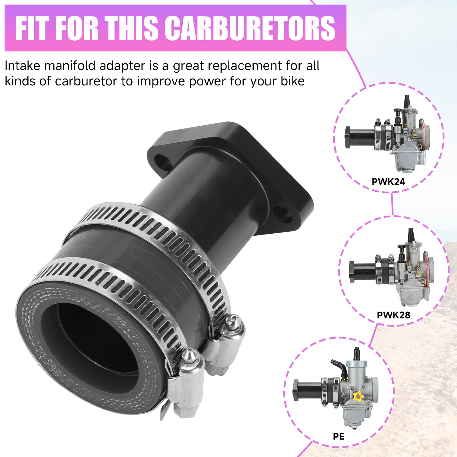 CILOYU TrailMaster MB200 intake adapter enables smoother carb transitions