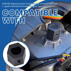 Ciuouient 809446 override nut side view highlights rugged metal construction