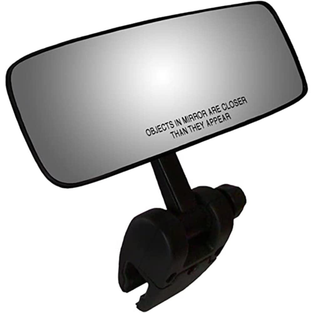 CIPA COMP II Black 4x11 marine mirror with adjustable angle for boat visibility