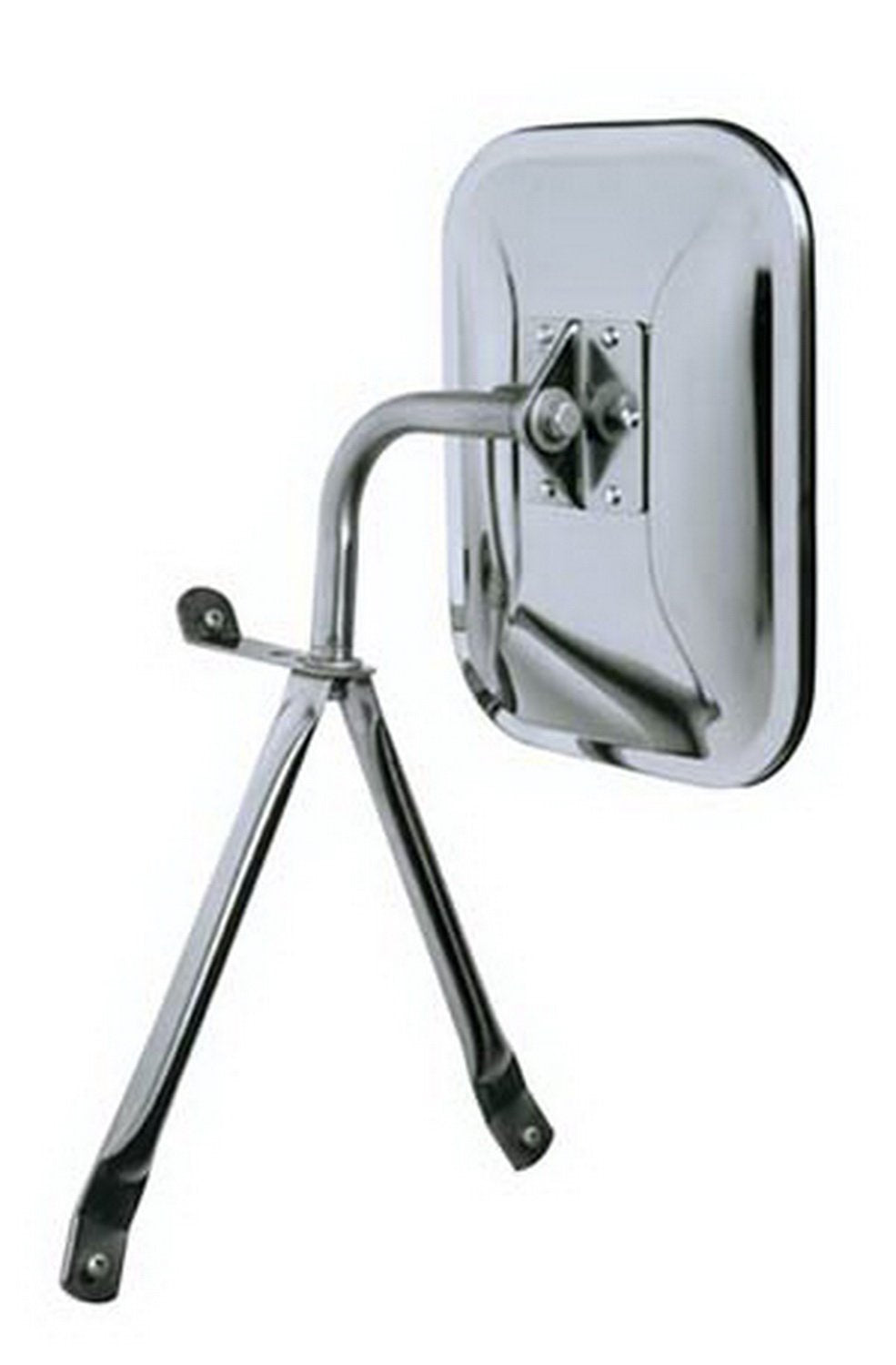 CIPA USA 45500 chrome mirror bracket assembly showing stainless steel support