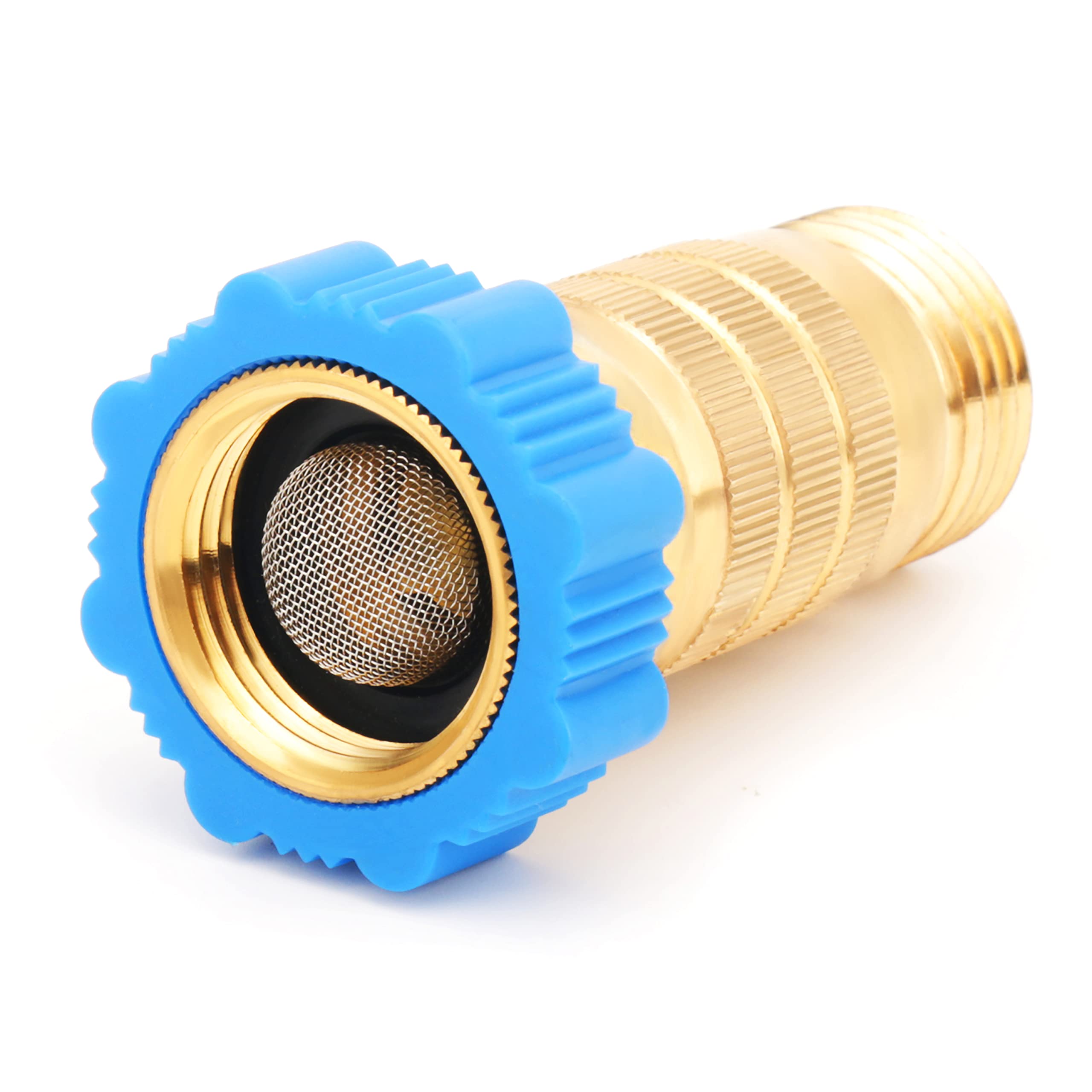 CircleCord RV Hi-Flow regulator brass body ensures durable water pressure control.