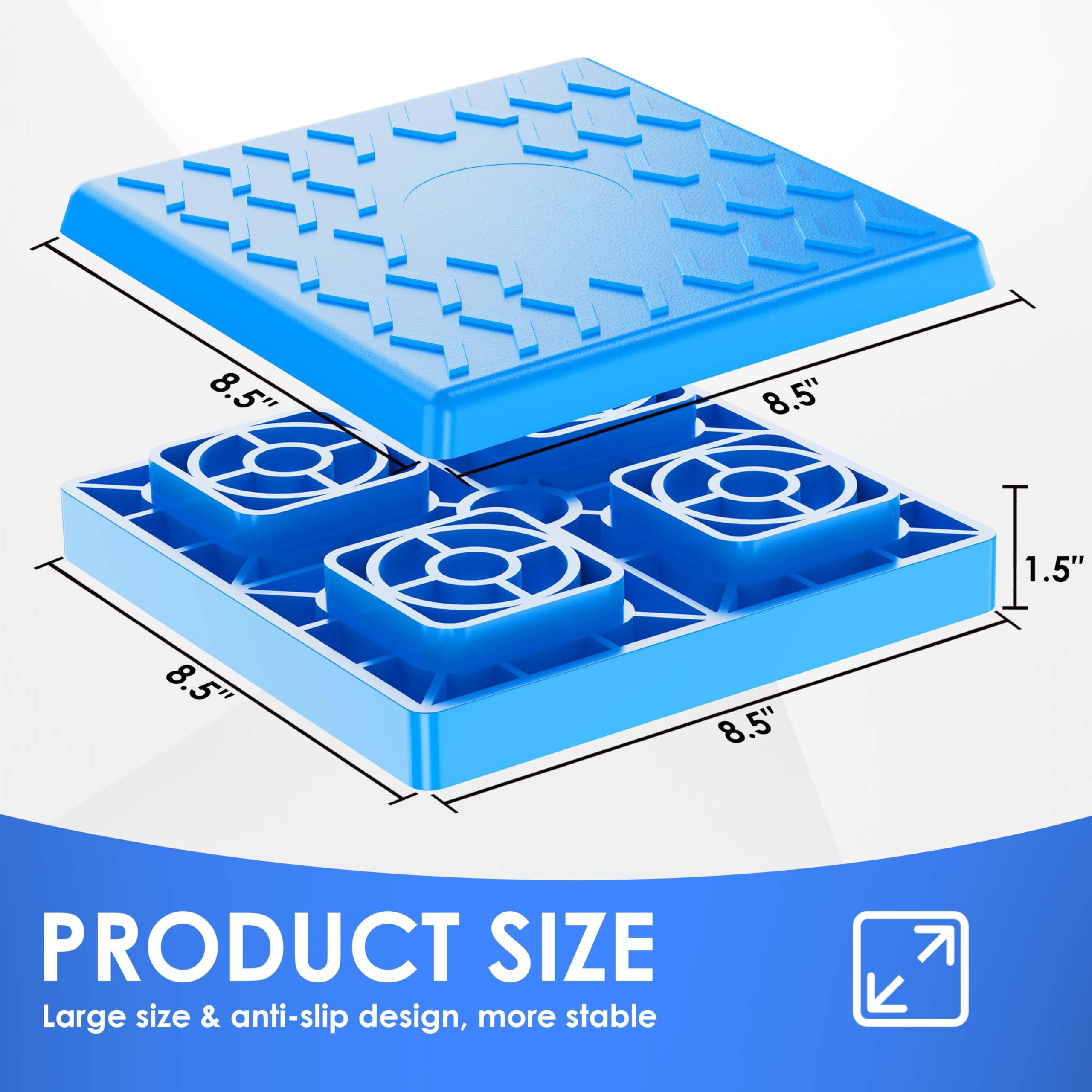 CircleRoad 12-pack includes top blocks and packing bag for easy transport.