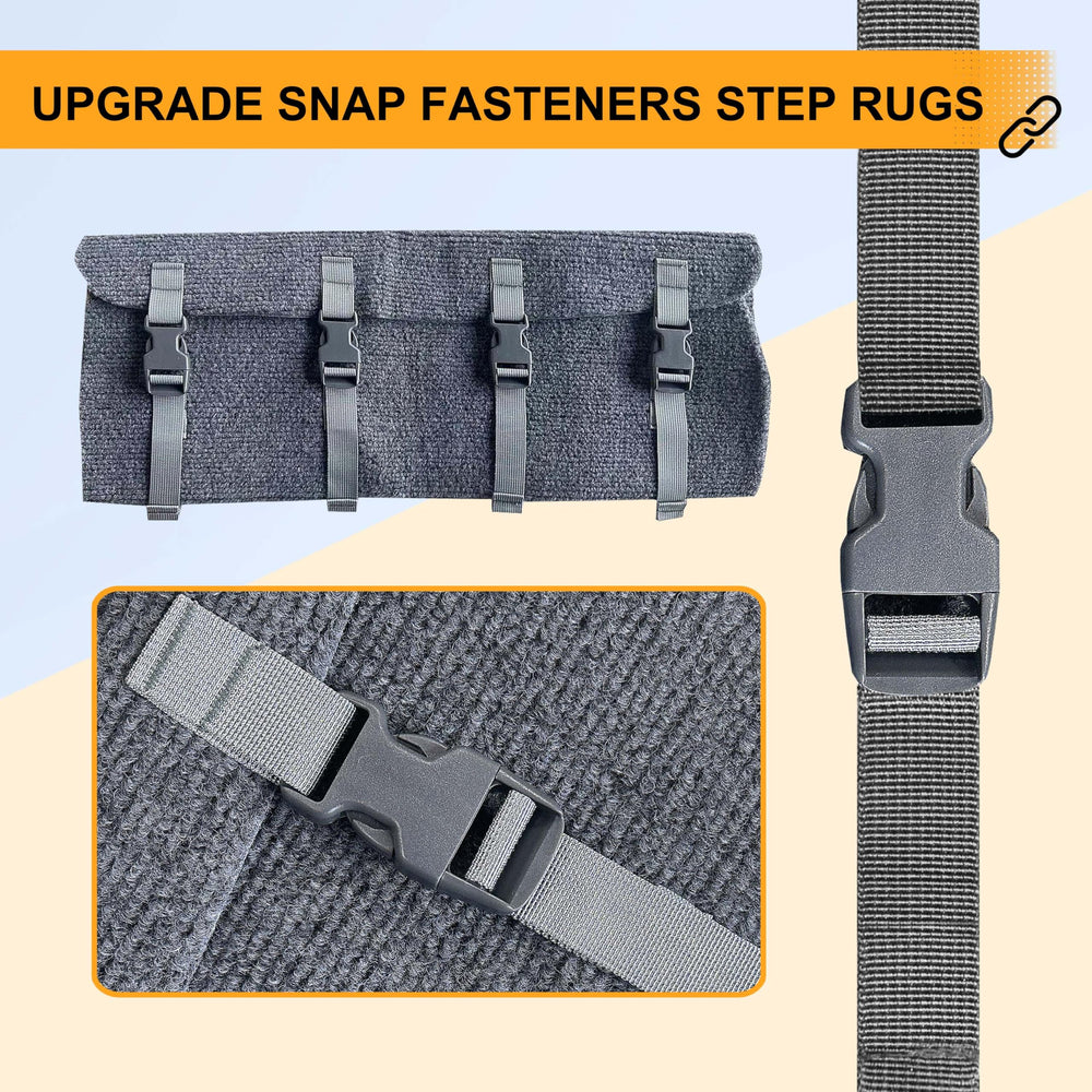 CircleRoad pet-friendly RV step cover highlighting non-slip grip