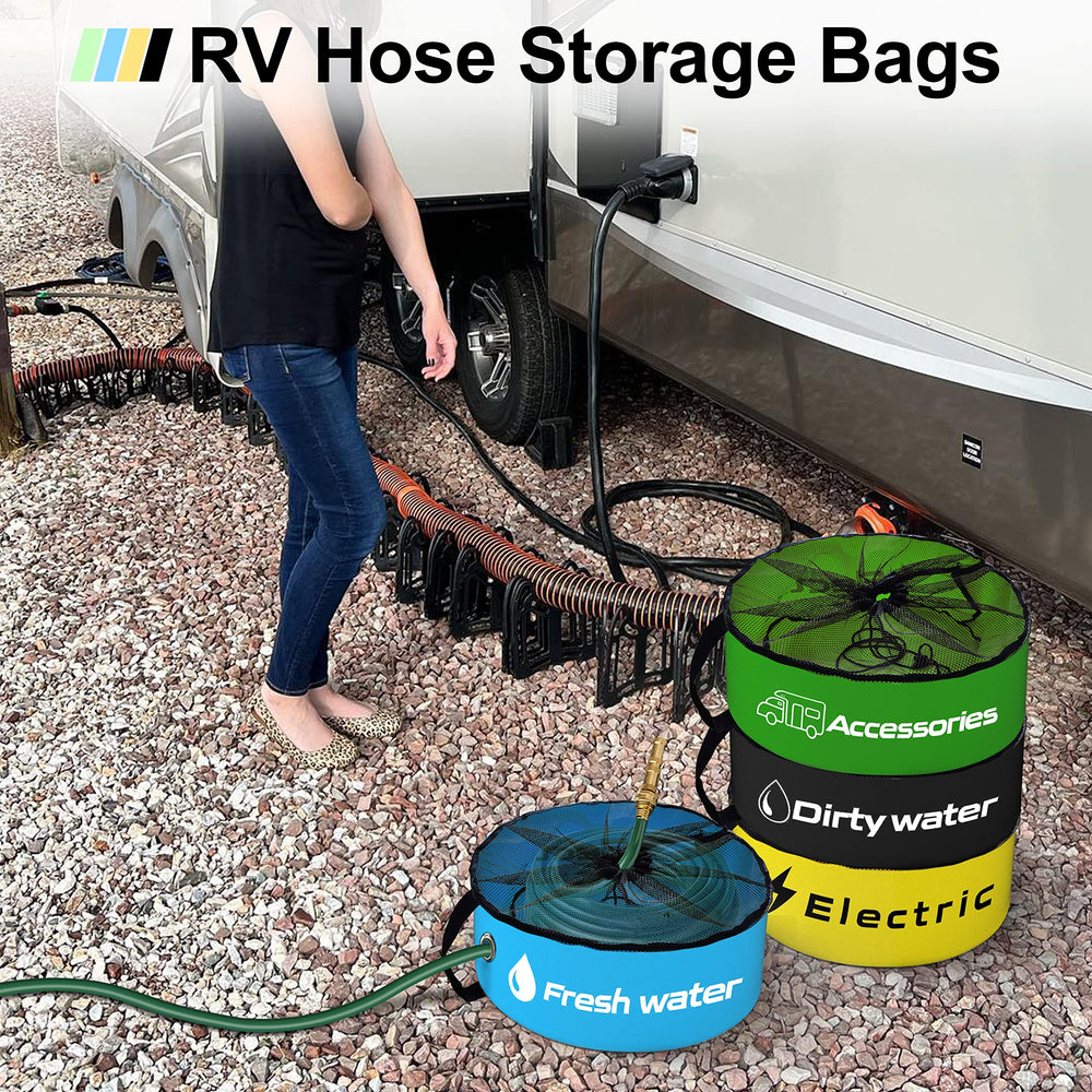 CircleRoad rv storage bag green for accessories and parts