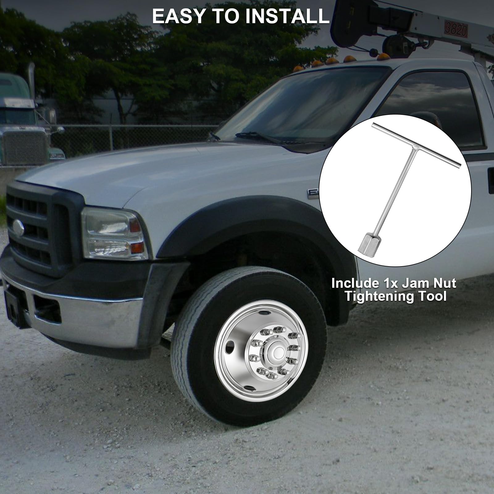 CIRONBOW jam nut tightening tool simplifies bolt-on installation.