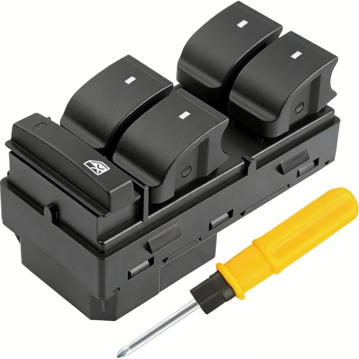 Citumo Acadia driver-side switch with red light close-up for easy replacement.