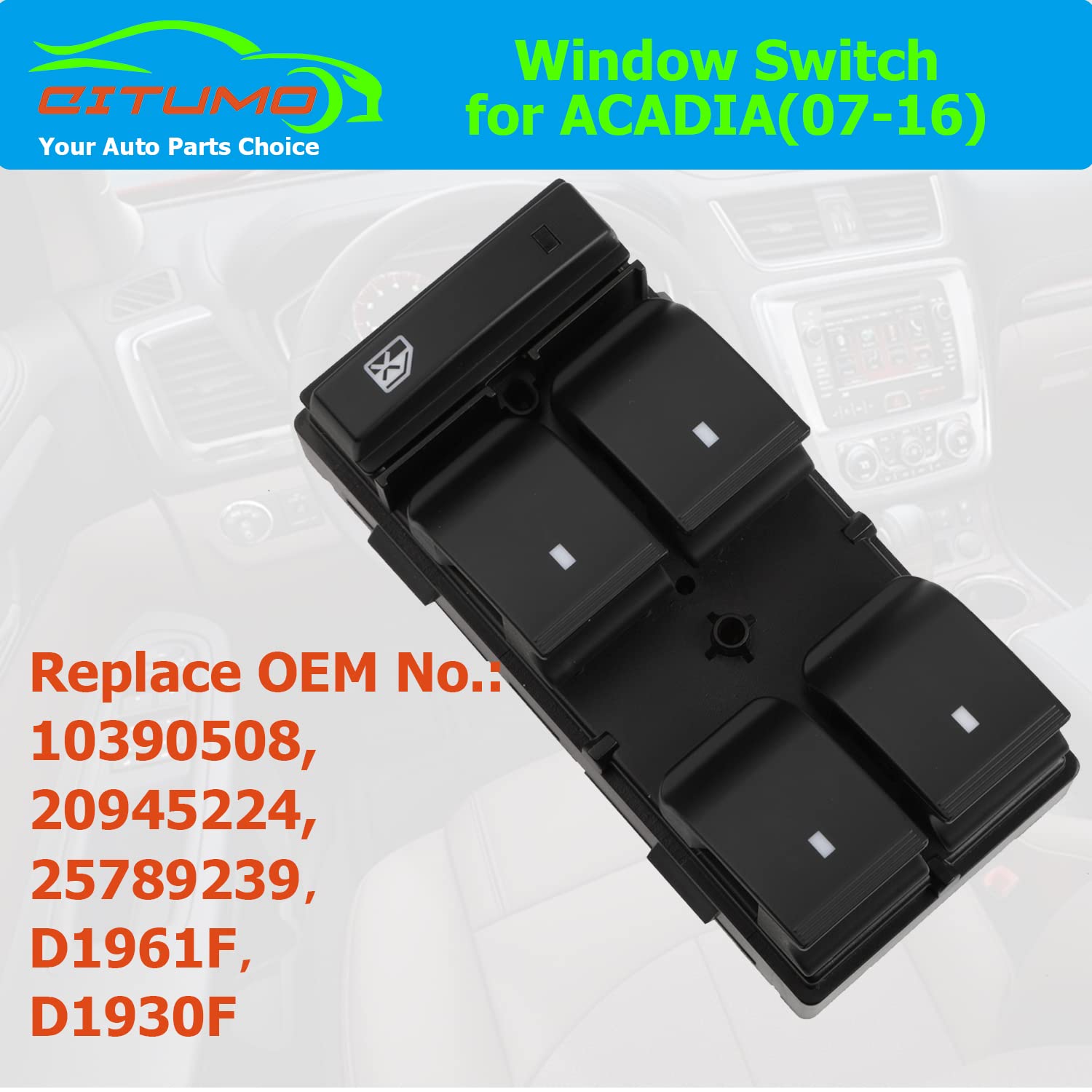 Citumo Acadia durable materials exterior withstand daily use and temperature changes.