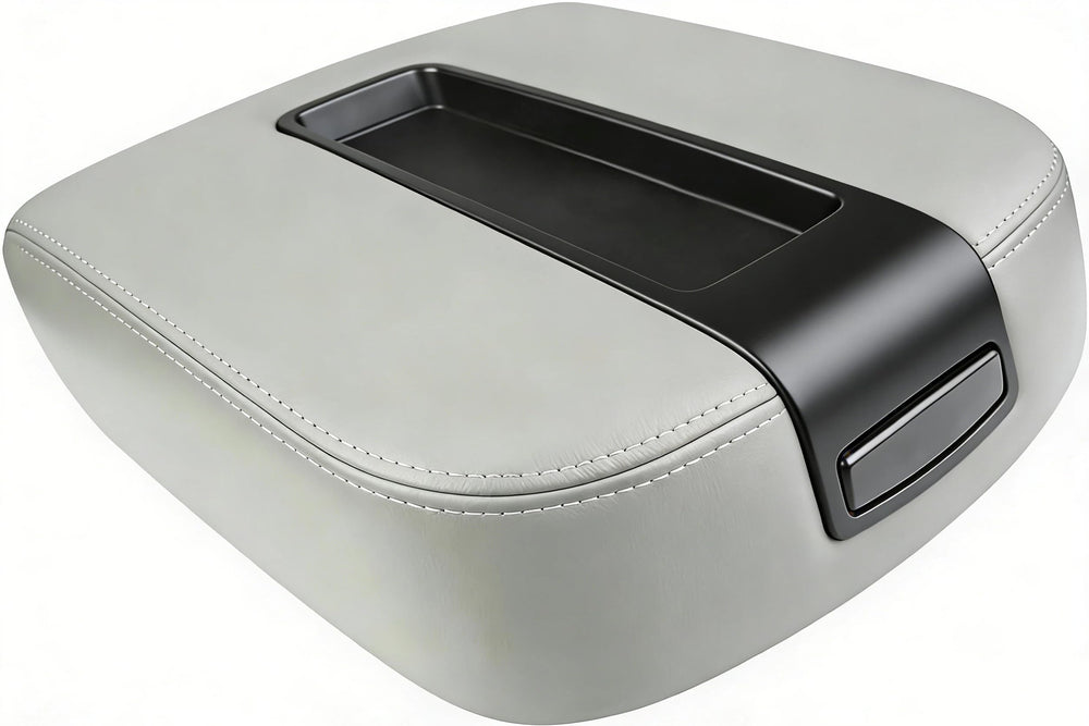 Citumo center console armrest lid in gray for 2007-2013 Silverado; refreshed look and wear resistance.