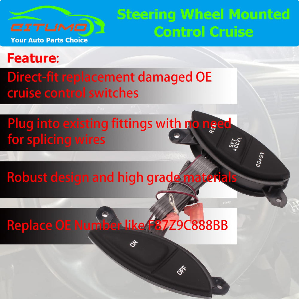 Citumo Mercury Mountaineer switch replacement ensures seamless cruise control.