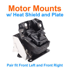 Citumo heat shield included with engine mount for added heat protection.