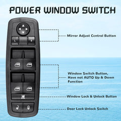 Citumo front-left Grand Caravan switch for 2008-2009, reliable replacement.