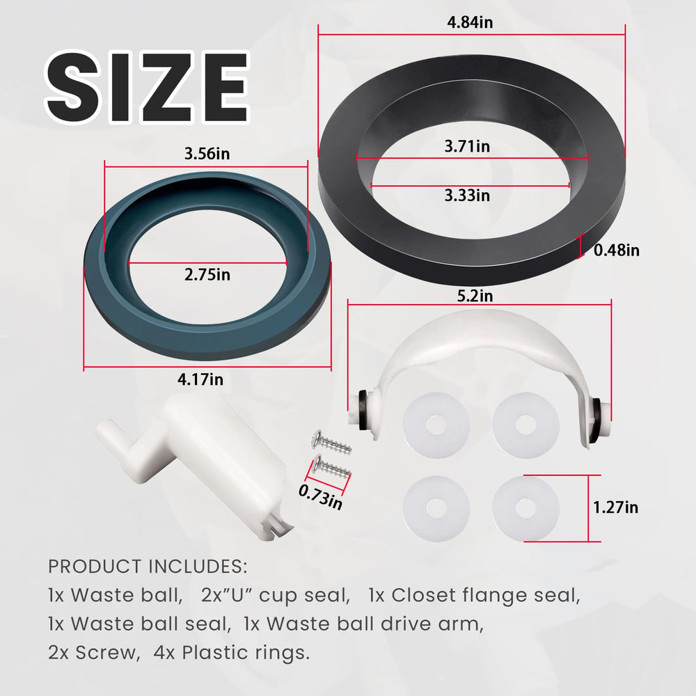 Ciuouient closet flange seal seals under flange to prevent leaks