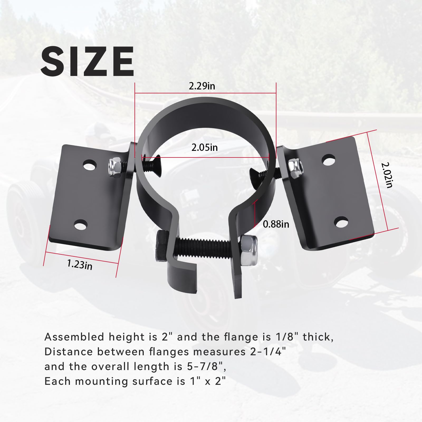 Ciuouient S83022A flange-dimensions show precise mounting layout
