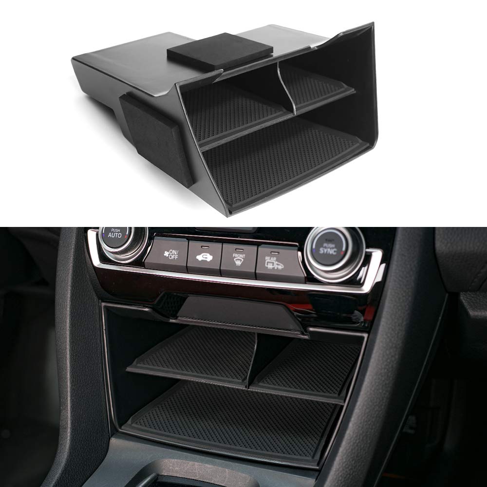 CKE center console box for Honda Civic keeps essentials tidy and within reach.