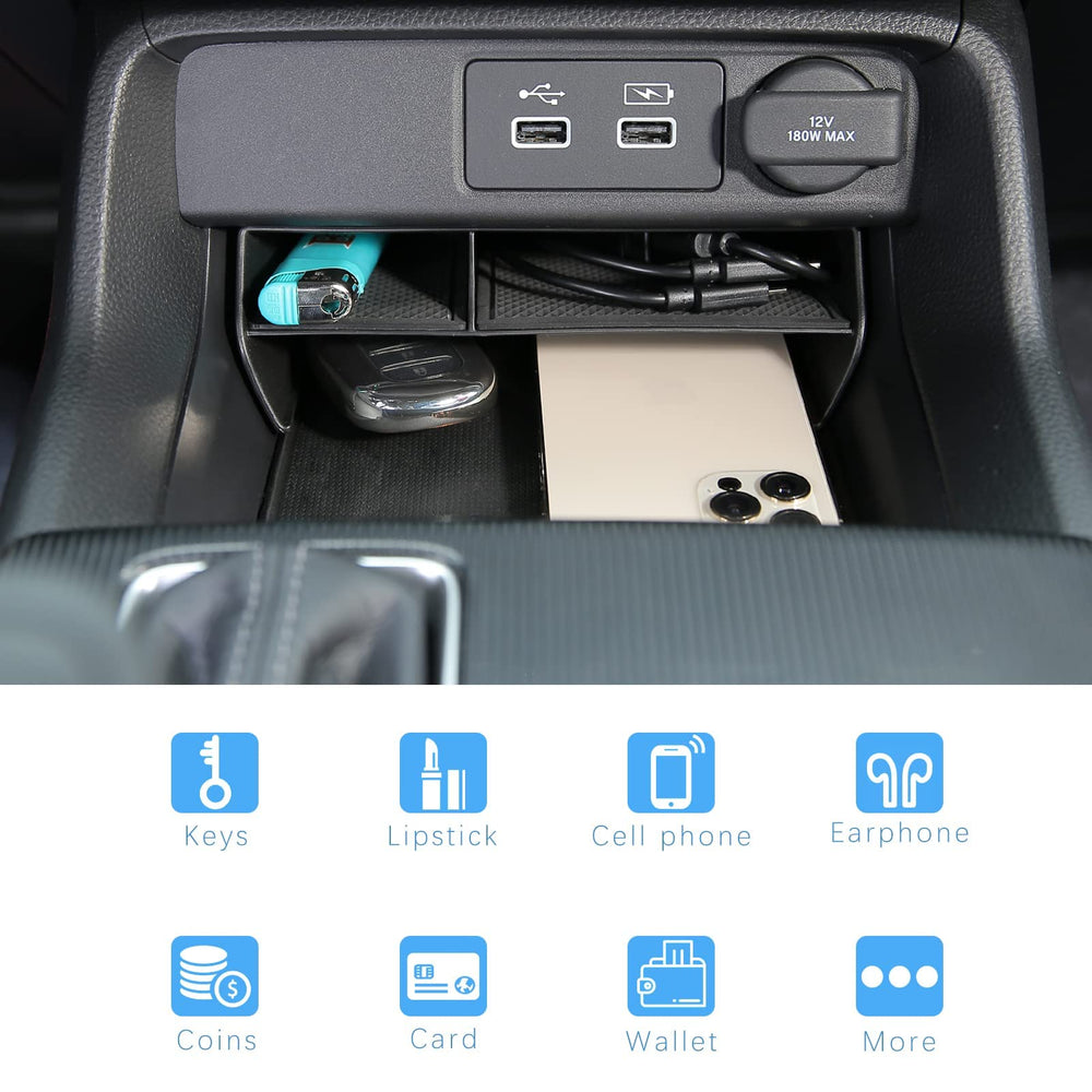 CKE center console organizer durable ABS construction for long-lasting use
