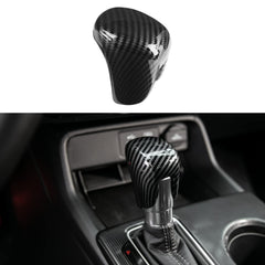 CKE Civic gear shift knob cover with carbon fiber texture enhances interior style