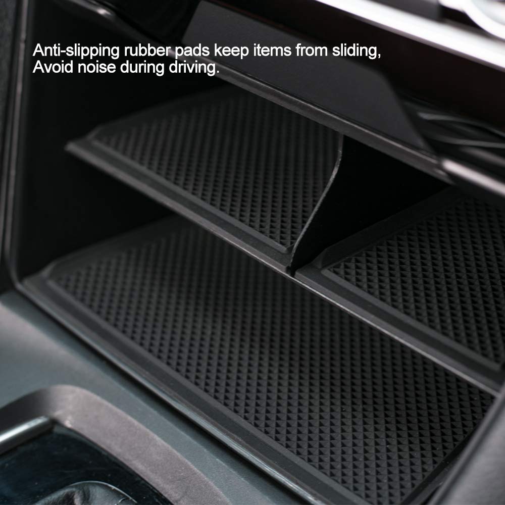 CKE storage compartment tray for Civic adds accessible space for small items.