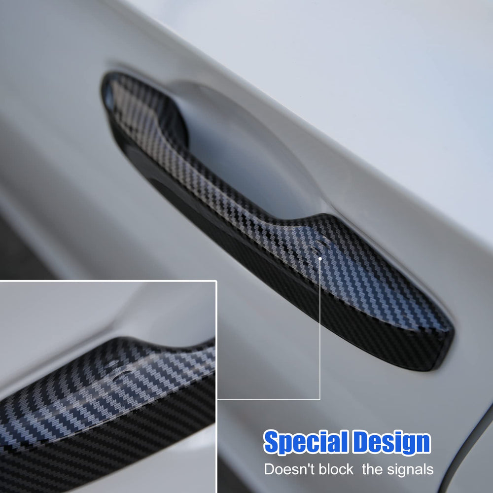 CKE carbon fiber door handle cover for Accord elevates exterior and protects