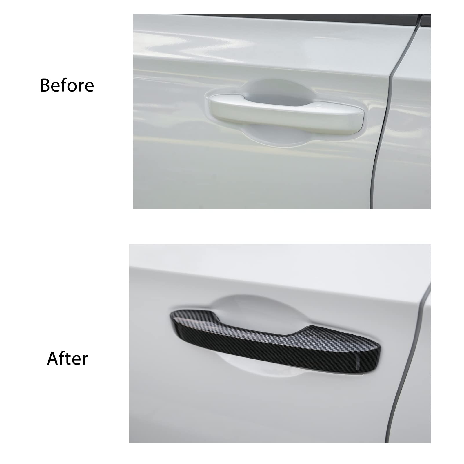 CKE Integra carbon fiber door handle cover modernizes appearance and guards wear