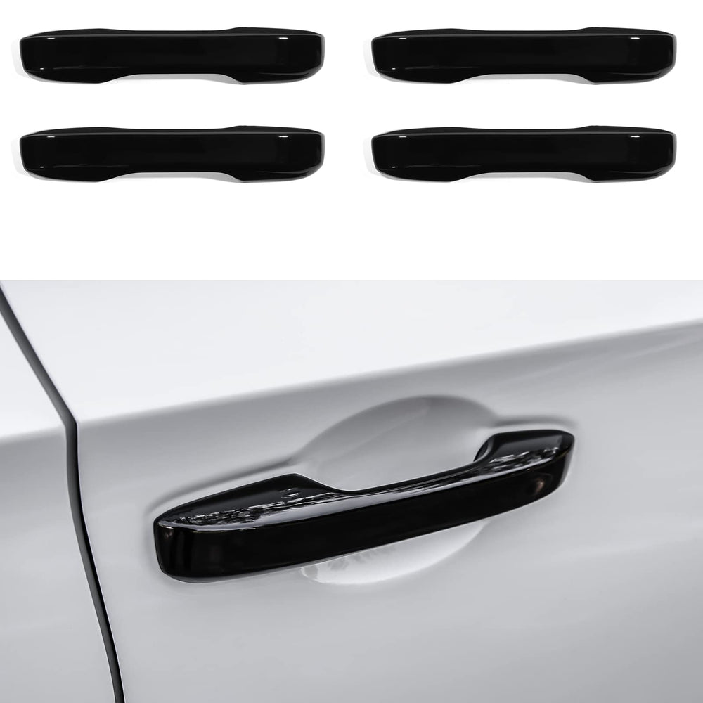 CKE exterior door handle cover gloss black on front left for sport look and protection