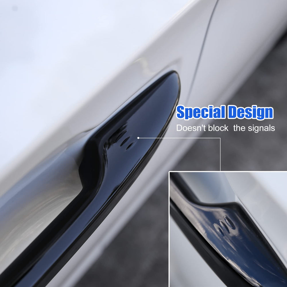 CKE exterior door handle cover gloss black on rear right for cohesive look