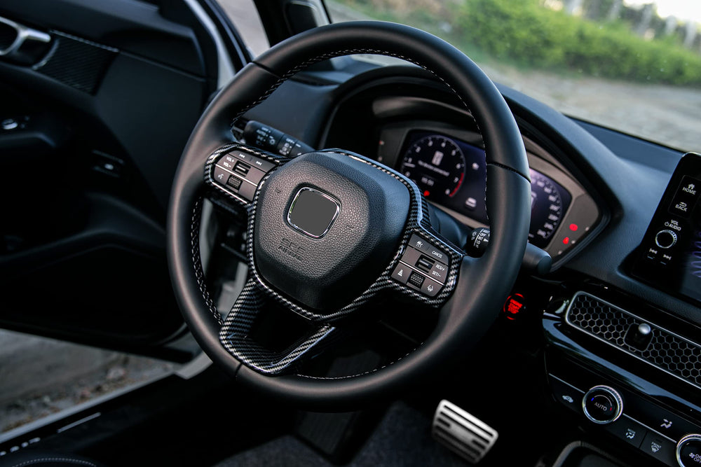 CKE Honda HR-V center console cover carbon fiber style for refined interior look.