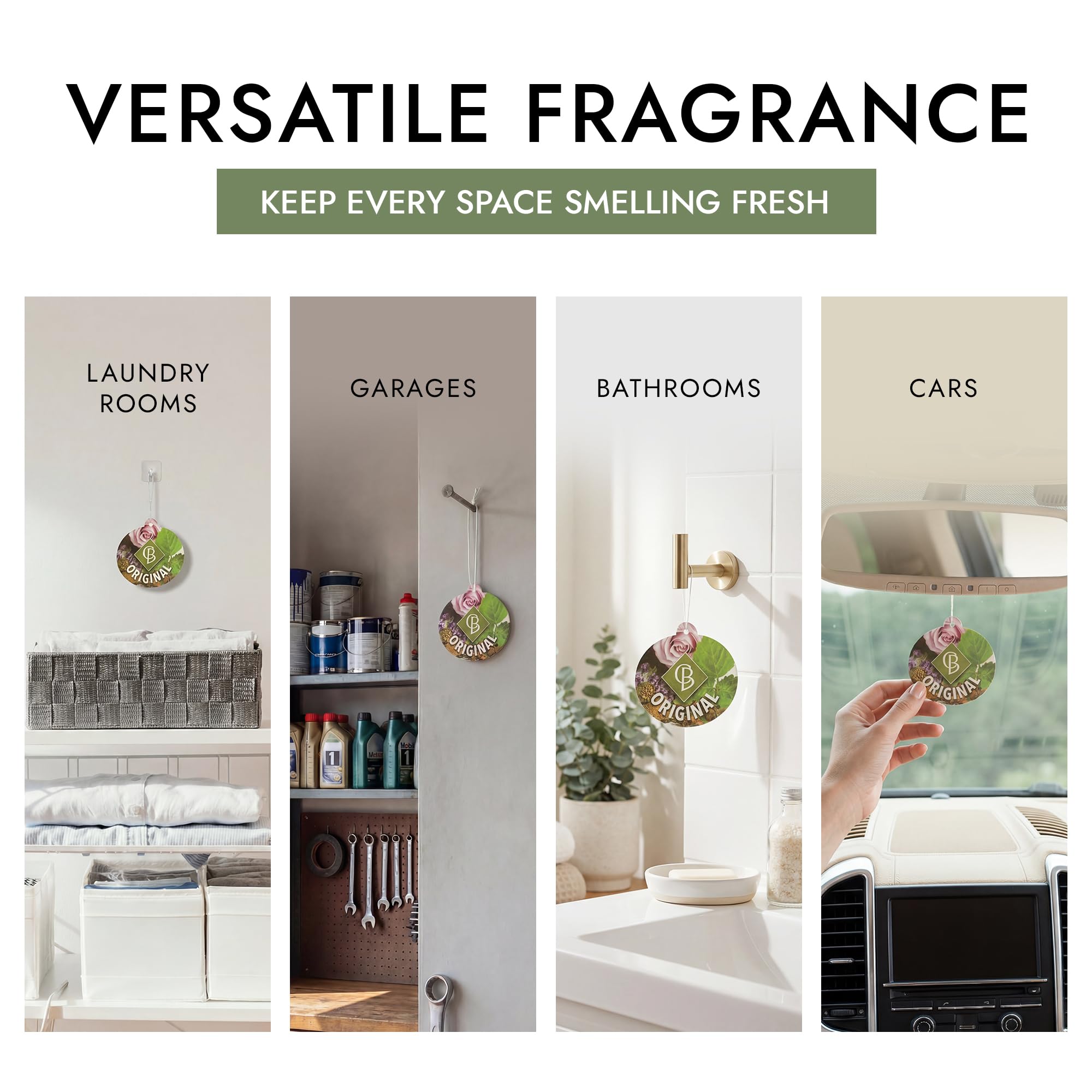 Claire Burke Original long-lasting fragrance emphasizes up to 30 days of odor control
