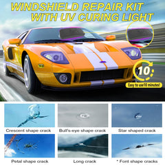 CLAMPER repair kit with suction cup enables secure resin application.