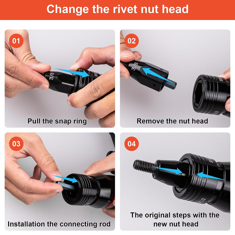 Clatoon self-locking head speeds setup, reducing downtime.