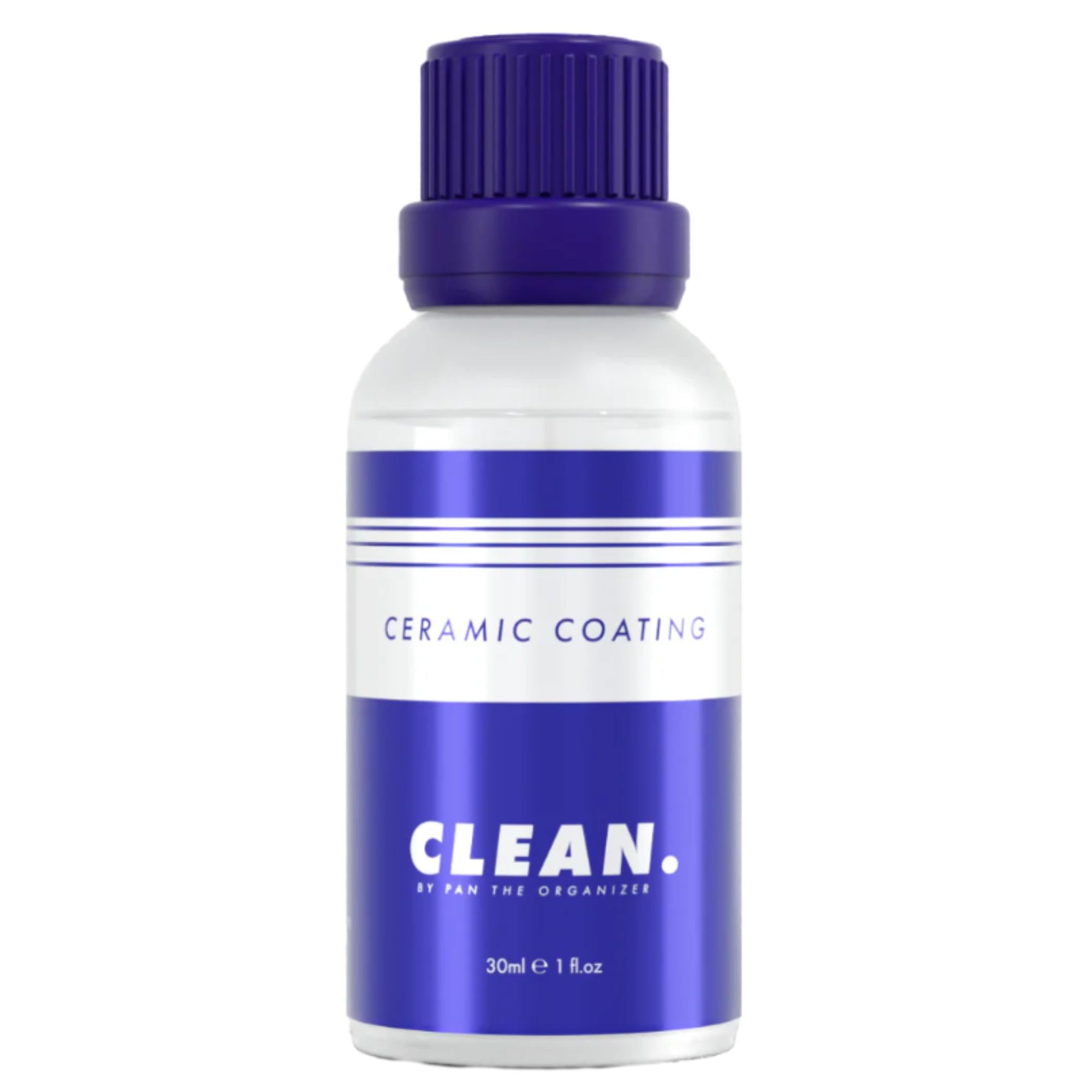 CLEAN. by Pan the Organizer ceramic 8-year bottle demonstrates durable protection and high gloss.