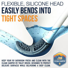 Clean Camper compact design fits small RV bathrooms without sacrificing reach.