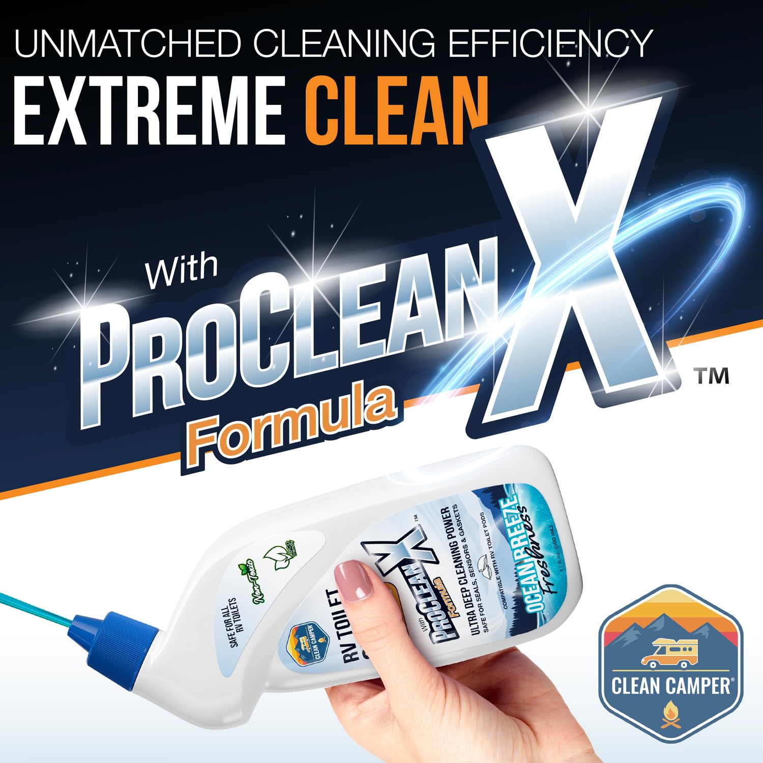 ProClean X protects RV seals and sensors during cleaning