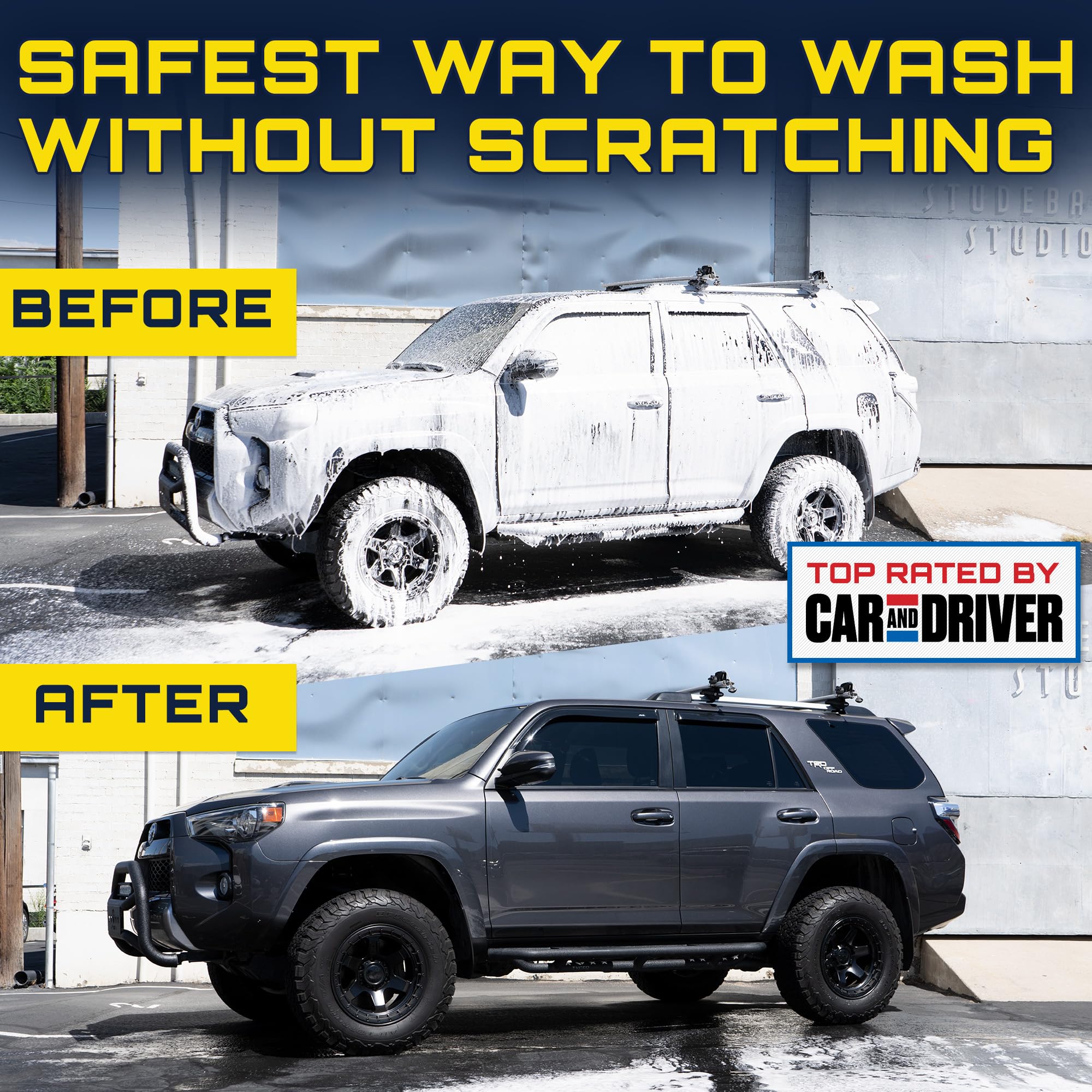 Foam King used on cars, trucks, bikes, boats